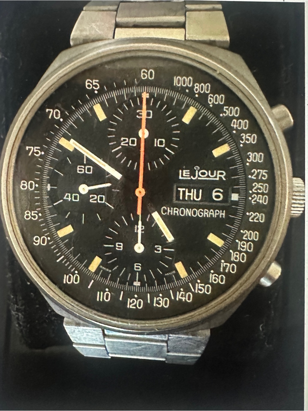 Le Jour Chronograph Mens Watch 7500 Automatic 41mm